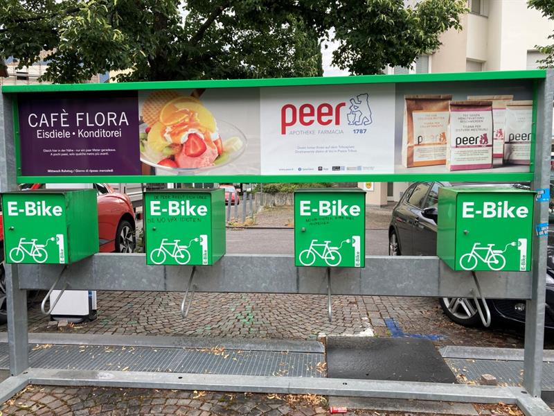E Ladestationen E-Bike Tribusplatz